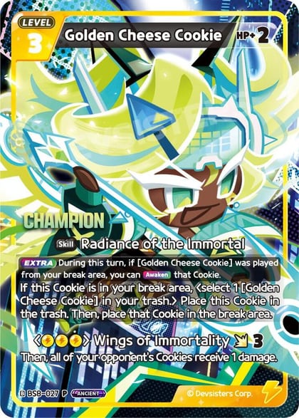 Golden Cheese Cookie (Champion), Promotion Cards BS8-027