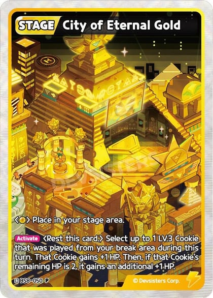 City of Eternal Gold, Promotion Cards BS8-050