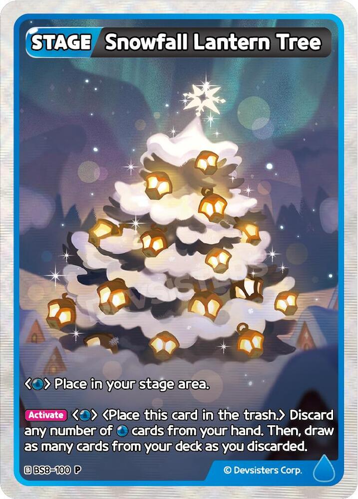 Snowfall Lantern Tree, Promotion Cards BS8-100