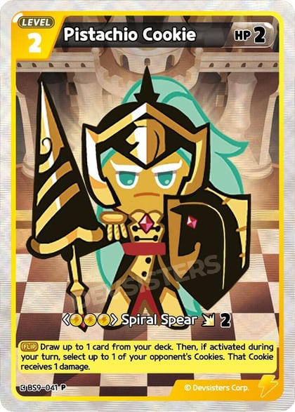 Pistachio Cookie, Promotion Cards BS9-041