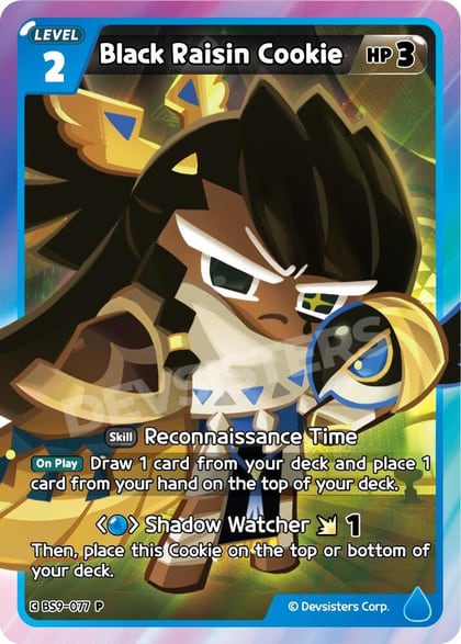 Black Raisin Cookie, Promotion Cards BS9-077