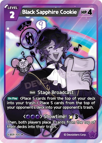 Black Sapphire Cookie (100), Promotion Cards BS9-100