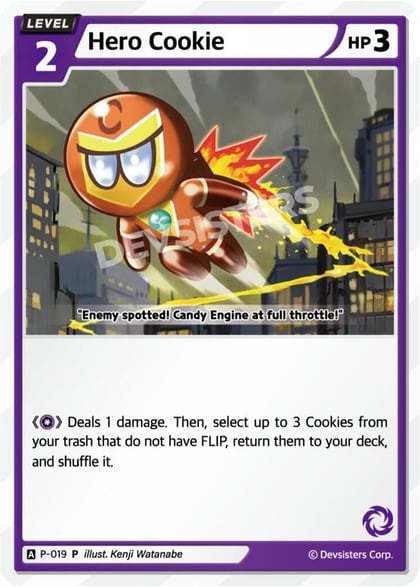 Hero Cookie, Promotion Cards P-019