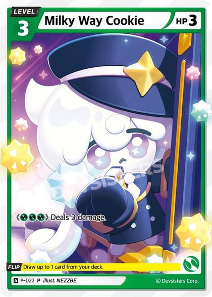 Milky Way Cookie (022), Promotion Cards P-022