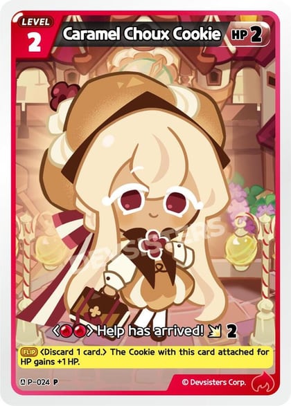 Caramel Choux Cookie, Promotion Cards P-024