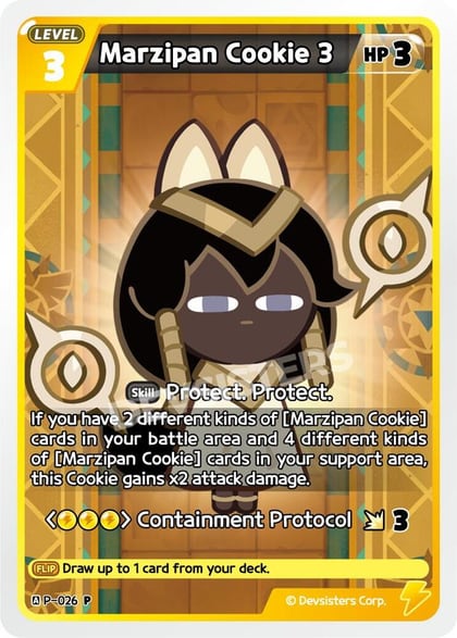 Marzipan Cookie 3, Promotion Cards P-026