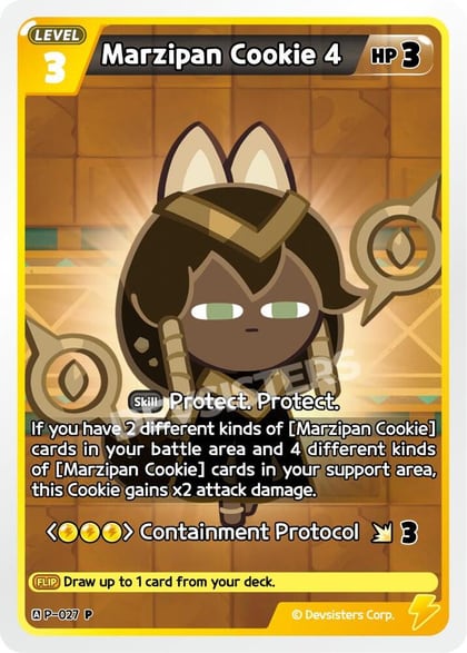 Marzipan Cookie 4, Promotion Cards P-027
