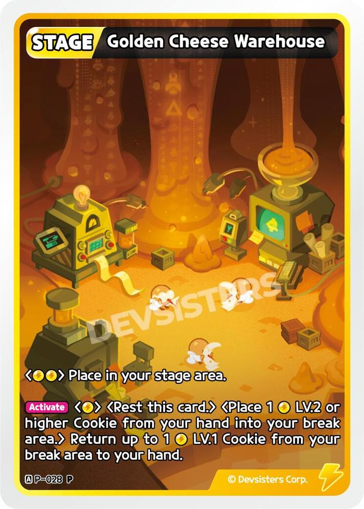 Golden Cheese Warehouse, Promotion Cards P-028