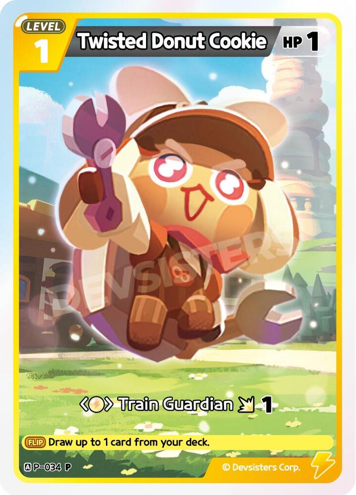 Twisted Donut Cookie, Promotion Cards P-034