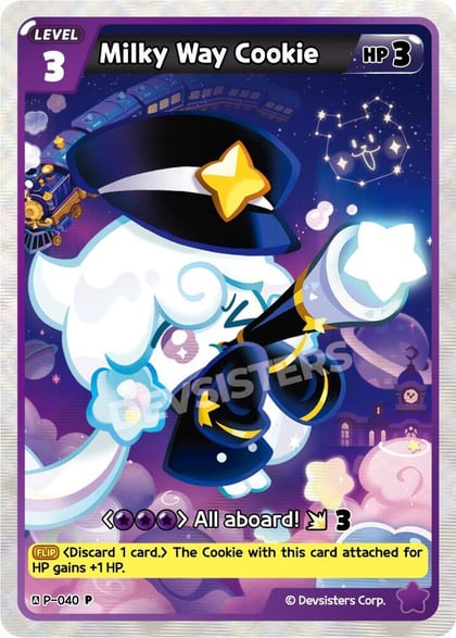 Milky Way Cookie (040), Promotion Cards P-040