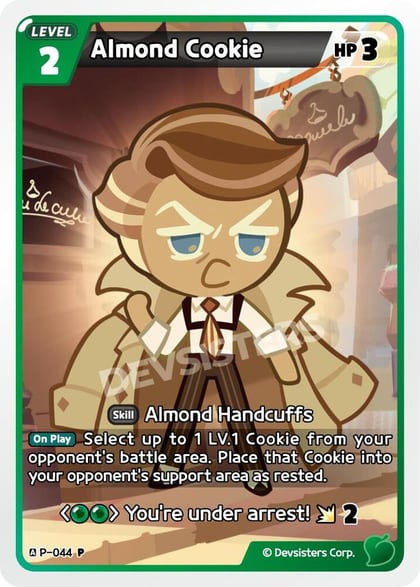 Almond Cookie, Promotion Cards P-044