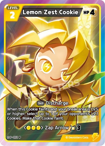 Lemon Zest Cookie, Promotion Cards P-052