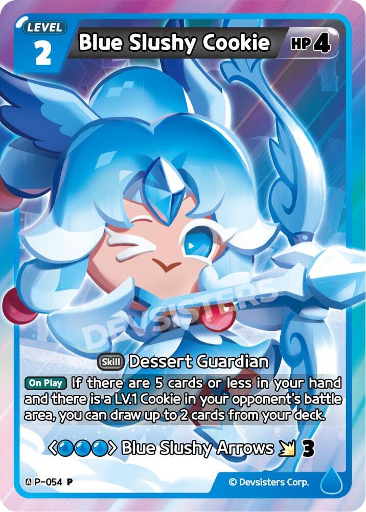 Blue Slushy Cookie, Promotion Cards P-054