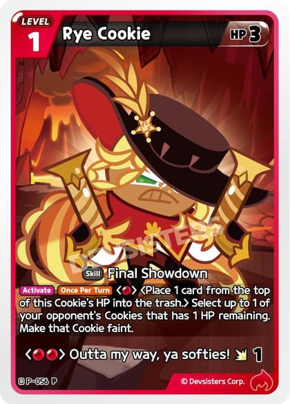 Rye Cookie, Promotion Cards P-056