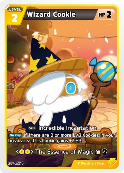 Wizard Cookie (057), Promotion Cards P-057