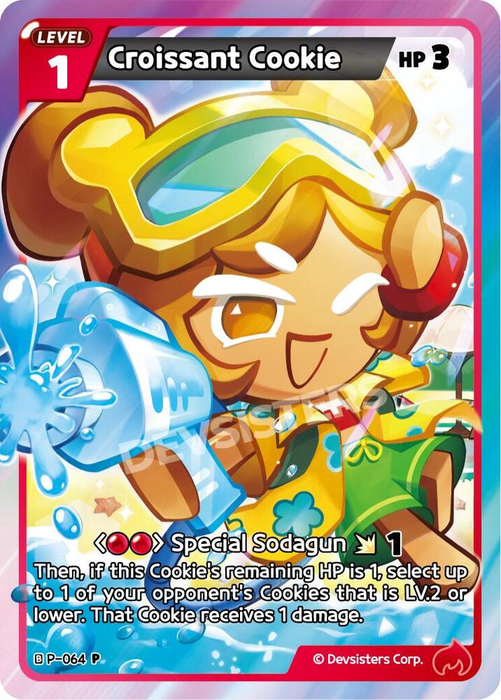 Croissant Cookie, Promotion Cards P-064