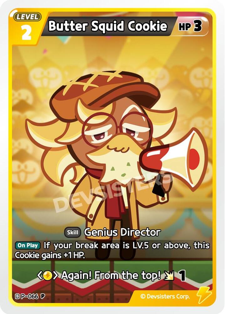Butter Squid Cookie, Promotion Cards P-066