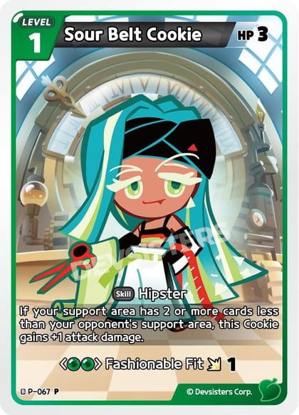 Sour Belt Cookie (067), Promotion Cards P-067