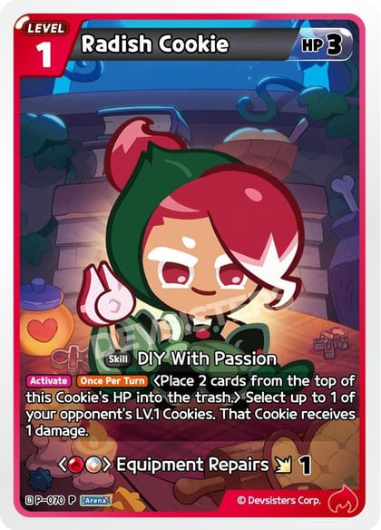 Radish Cookie, Promotion Cards P-070