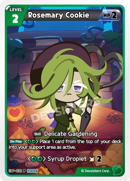 Rosemary Cookie, Promotion Cards P-072