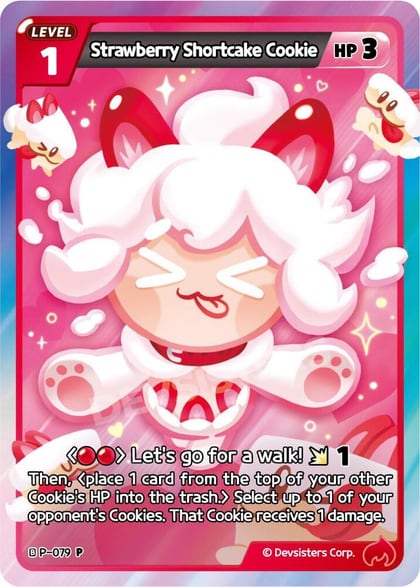 Strawberry Shortcake Cookie, Promotion Cards P-079