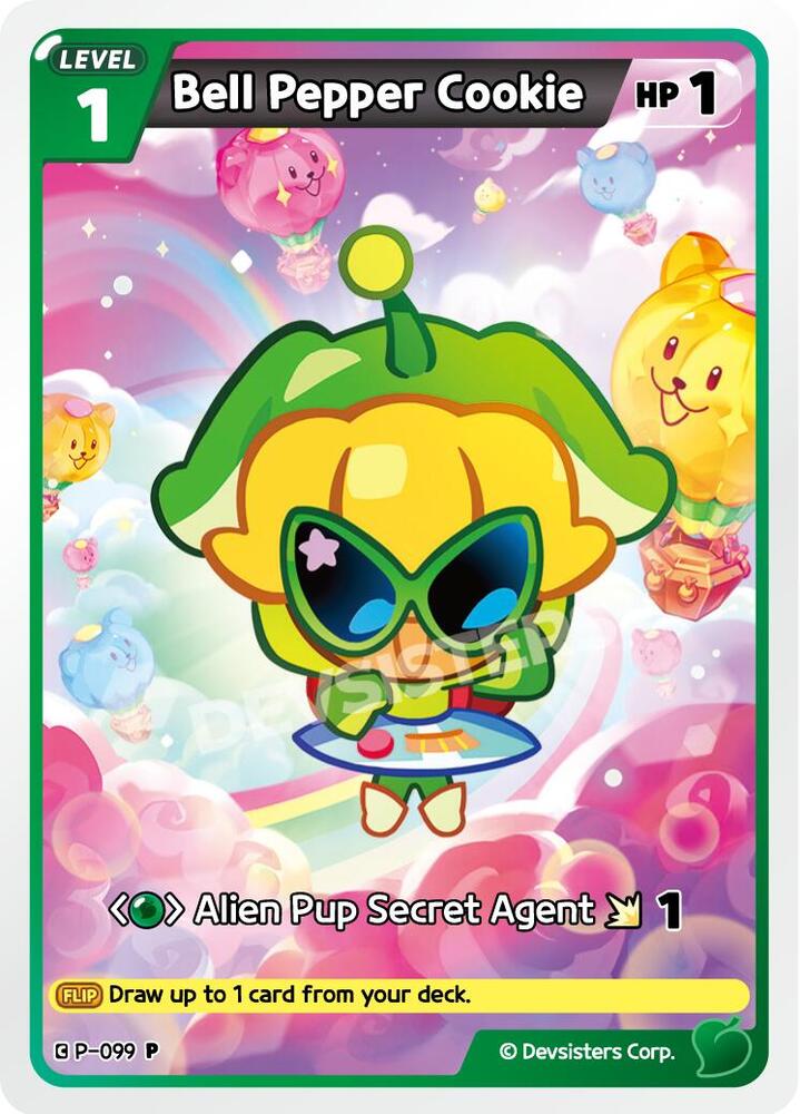 Bell Pepper Cookie, Promotion Cards P-099