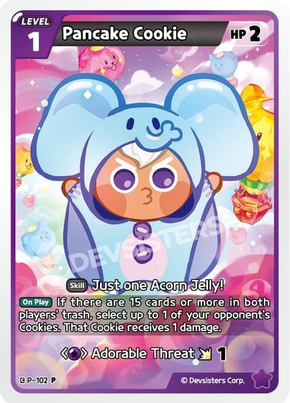 Pancake Cookie, Promotion Cards P-102