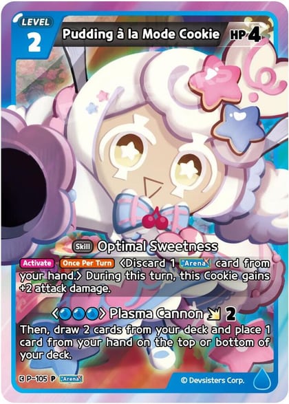 Pudding a la mode Cookie (105), Promotion Cards P-105