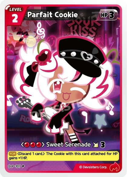 Parfait Cookie (107), Promotion Cards P-107