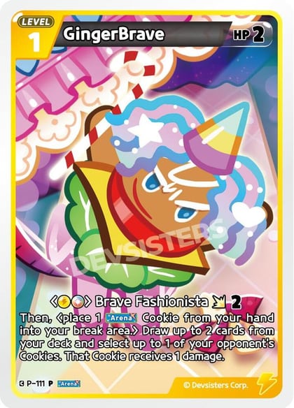 GingerBrave (111), Promotion Cards P-111