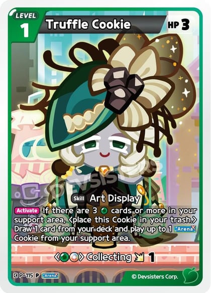 Truffle Cookie, Promotion Cards P-115