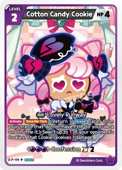 Cotton Candy Cookie, Promotion Cards P-119