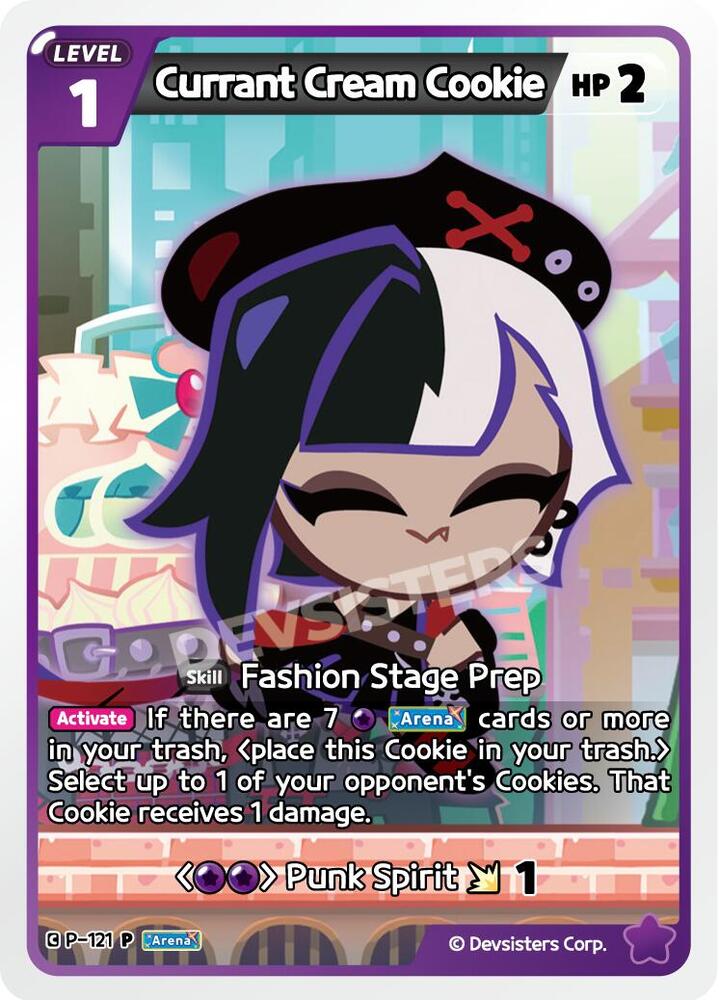 Currant Cream Cookie, Promotion Cards P-121