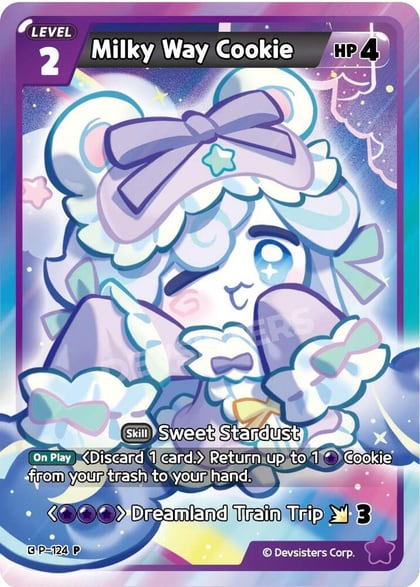 Milky Way Cookie (124), Promotion Cards P-124
