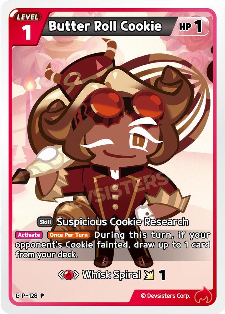 Butter Roll Cookie, Promotion Cards P-128