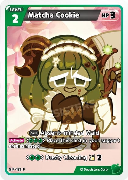 Matcha Cookie, Promotion Cards P-132