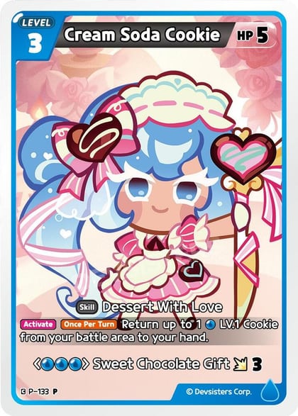 Cream Soda Cookie (133), Promotion Cards P-133