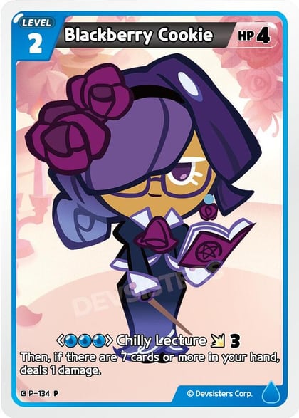 Blackberry Cookie (134), Promotion Cards P-134
