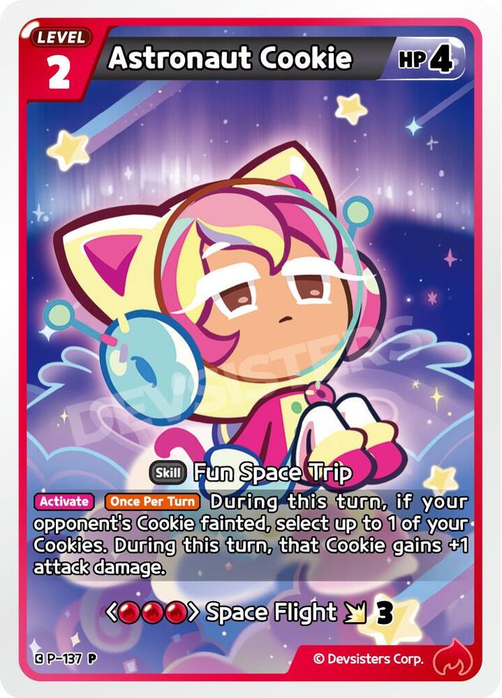 Astronaut Cookie, Promotion Cards P-137