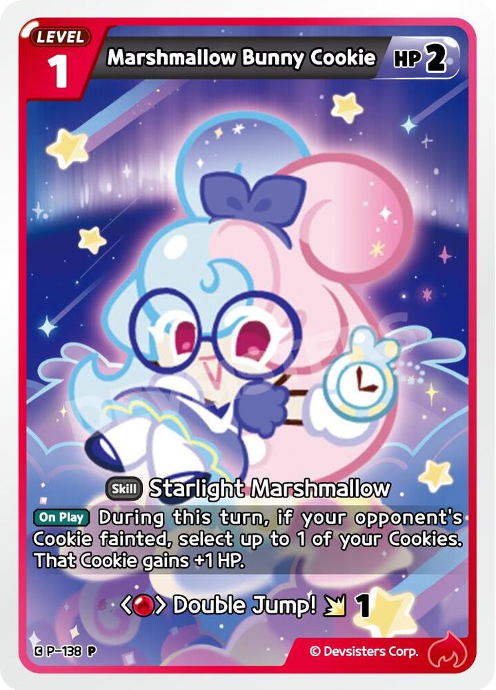 Marshmallow Bunny Cookie, Promotion Cards P-138