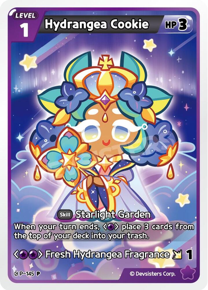 Hydrangea Cookie, Promotion Cards P-145