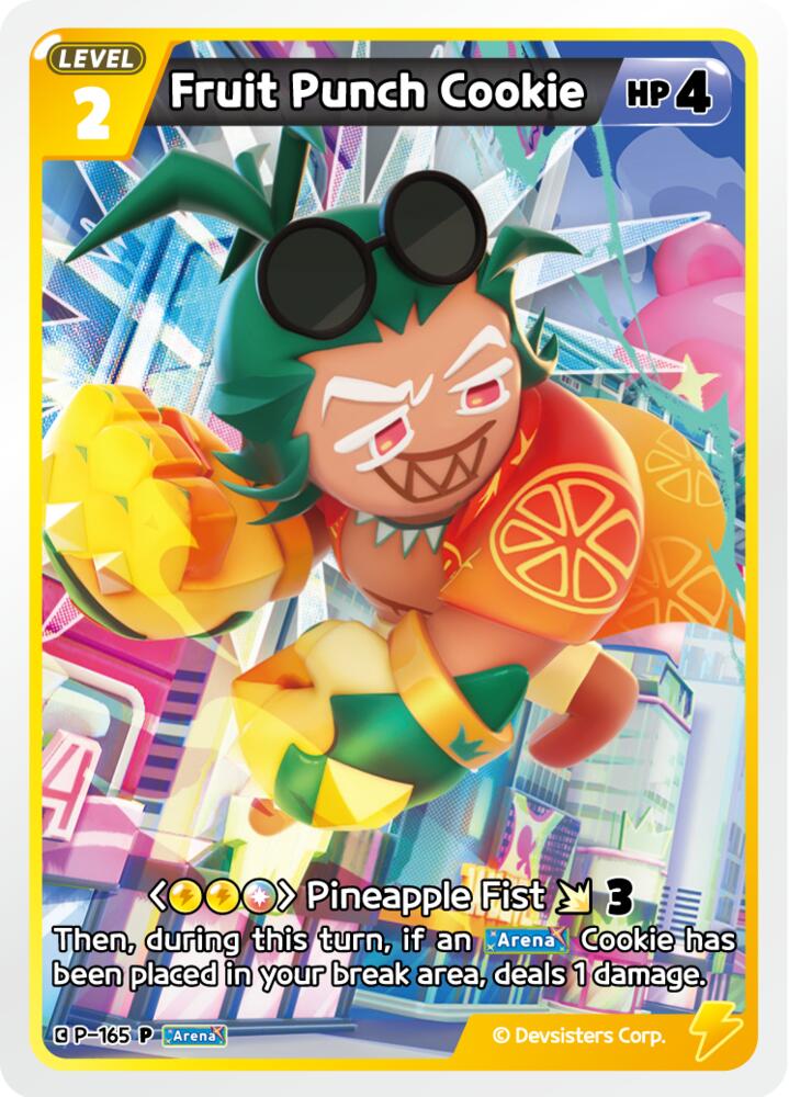 Fruit Punch Cookie, Promotion Cards P-165