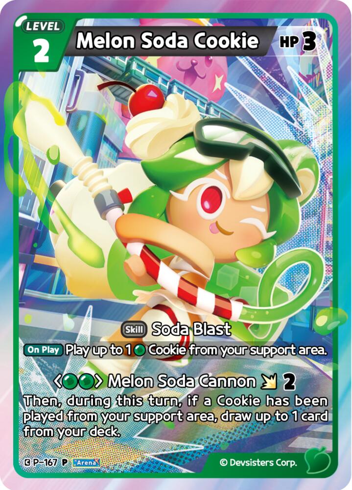 Melon Soda Cookie, Promotion Cards P-167