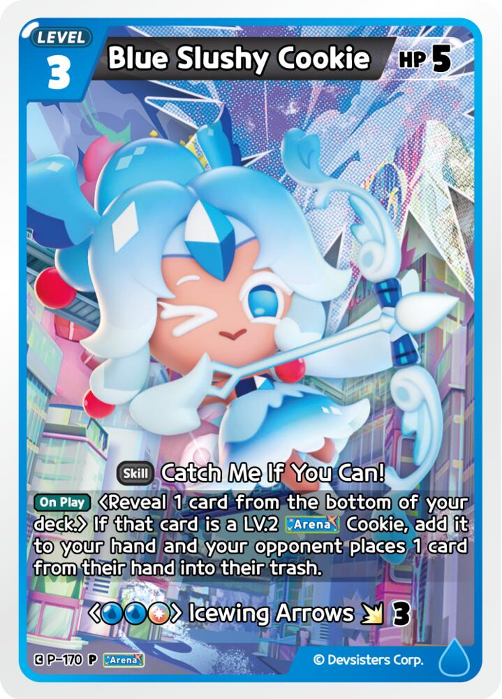 Blue Slushy Cookie (170), Promotion Cards P-170