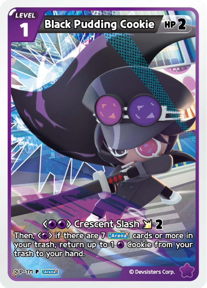 Black Pudding Cookie, Promotion Cards P-171