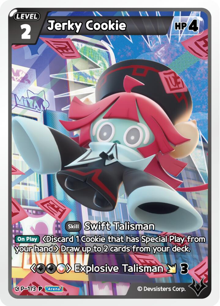 Jerky Cookie, Promotion Cards P-173