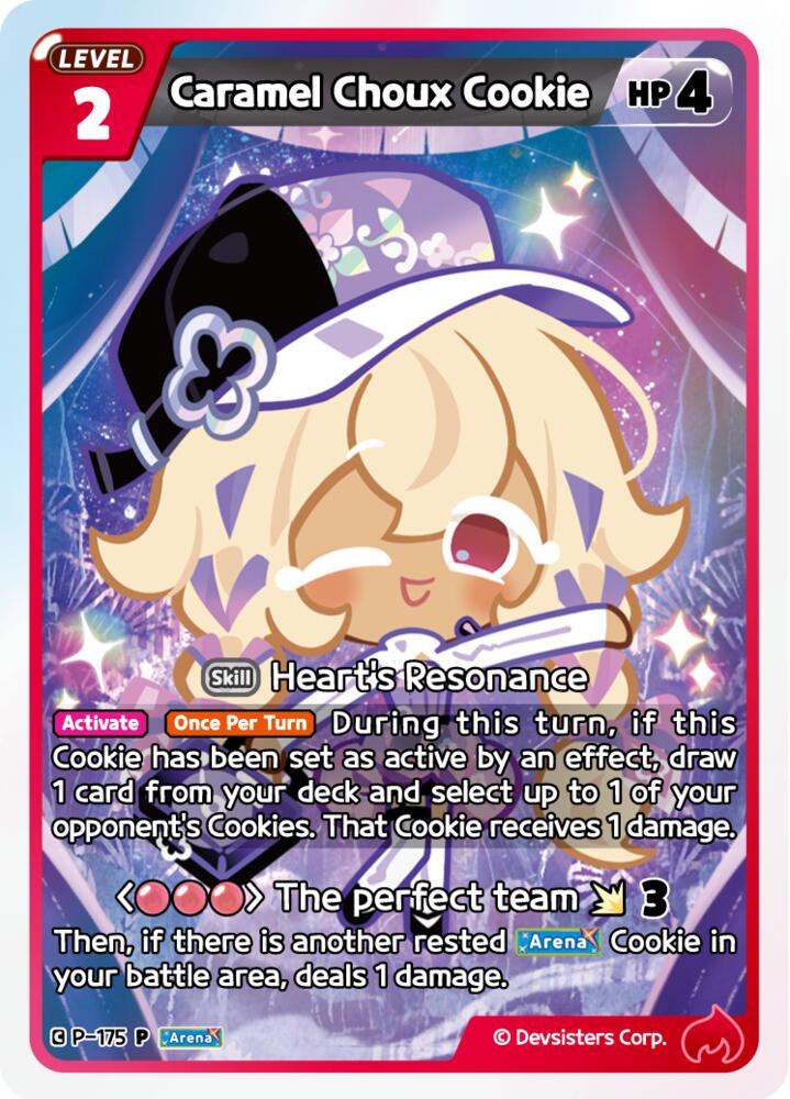 Caramel Choux Cookie (175), Promotion Cards P-175