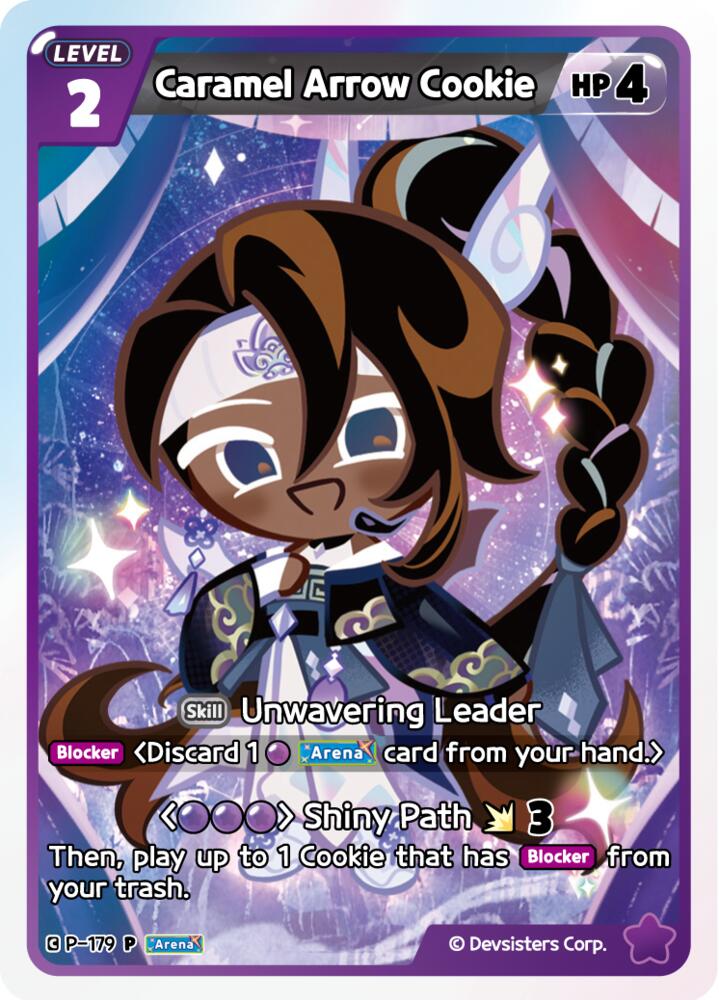 Caramel Arrow Cookie (179), Promotion Cards P-179