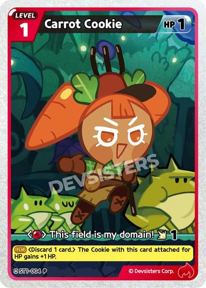 Carrot Cookie, Promotion Cards ST1-004