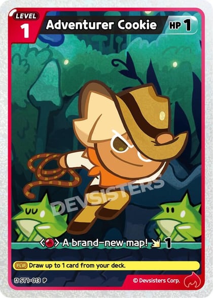 Adventurer Cookie (013), Promotion Cards ST1-013
